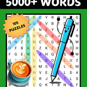 Big 5000 Words Word Search for Adults: Word Search Puzzle Book for Adults and Teens