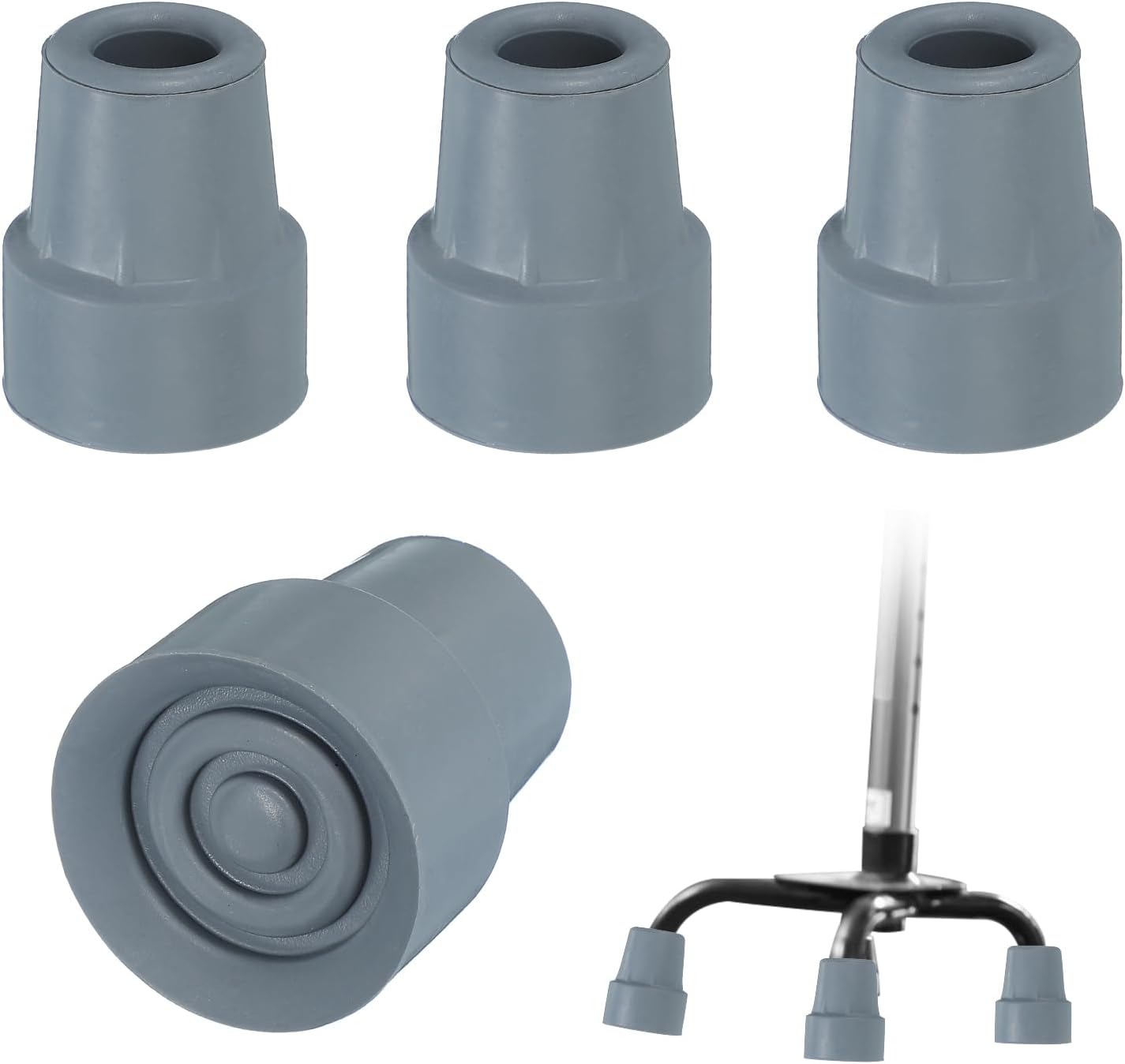 PATIKIL Quad Cane Tips, Walking Cane Accessories