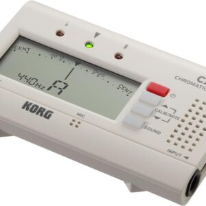 Korg – CA-50 Chromatic Hand-Held Pocket Tuner – White