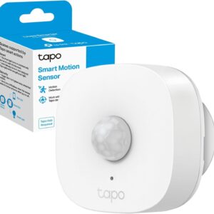 Tapo T100 Smart Motion Sensor, Motion Detectors, Wide Range Detection, Instant Alerts, Hands-Free Motion-Activated Lighting, Energy Saving, Hub Required, Battery Included(Packaging may vary)