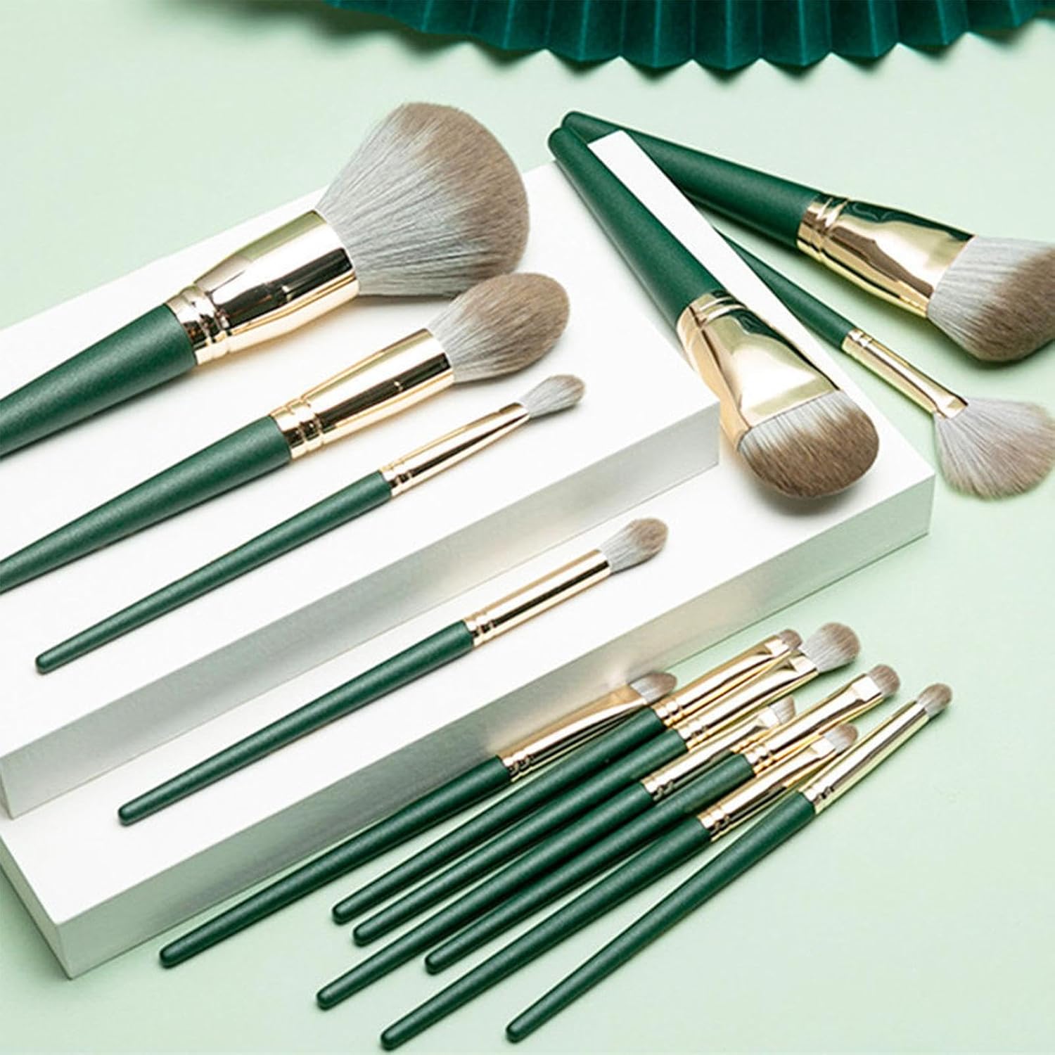 Makeup Brushes For Women - Cosmetic Tools Kit | Dense Makeup Brush Set | For Women Routine Practices And Travel Workouts To Salons At The But - Image 5