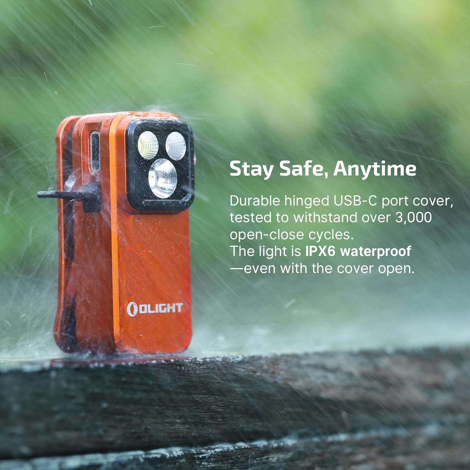 OLIGHT Oclip Pro EDC Torch Rechargeable Clip on Flashlight Orange - Image 6