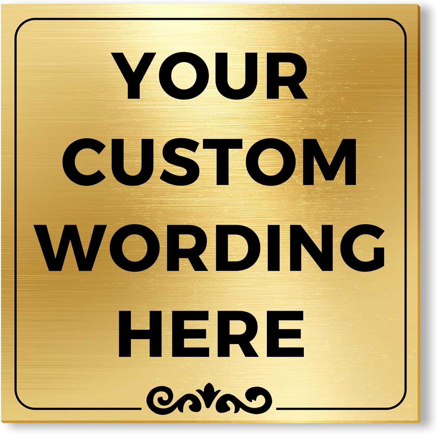 Personalized Outdoor Metal Sign, Custom Engraved Door Plaque, Custom Office & Home Name Plate, Unique Personalized Gift, Customizable Metal Plaque for Office, Door, Home or Business