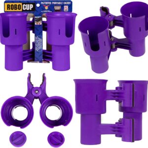 RoboCup 12 Colors, Best Cup Holder for Drinks, Fishing Rod/Pole, Boat, Beach Chair, Golf Cart, Wheelchair, Walker, IV, Drum Sticks, Microphone Stand