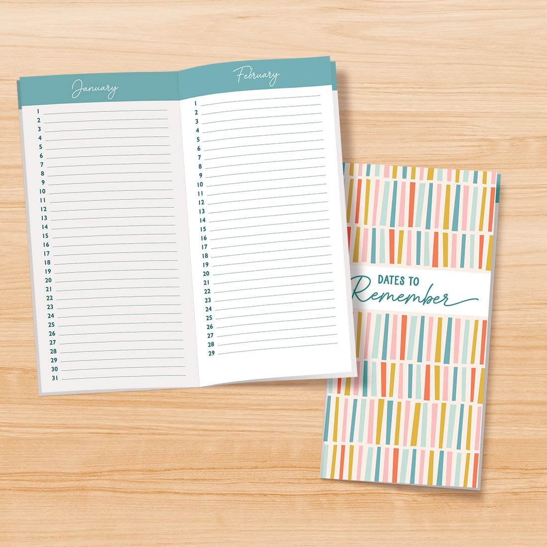 Designer Papers All-Occasion Greeting Card Boxed Assortment (24 Cards with Envelopes) Multicolor Striped Organizer Box – Birthday, Thank You, Get Well, Sympathy, Wedding, New Baby and Congratulations - Image 5