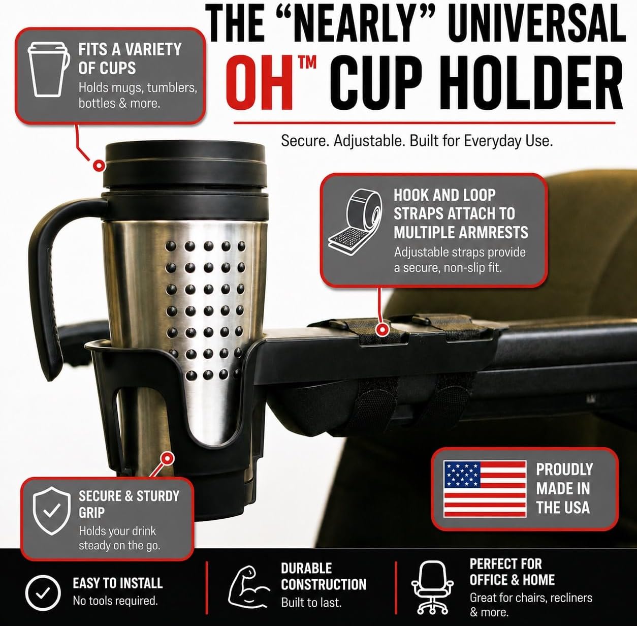 The "Nearly" Universal OH - Cup or Drink Holder - Image 3