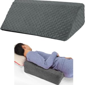 Wedge Pillow for Side Sleeping, Body Positioning Foam Wedge Pillow