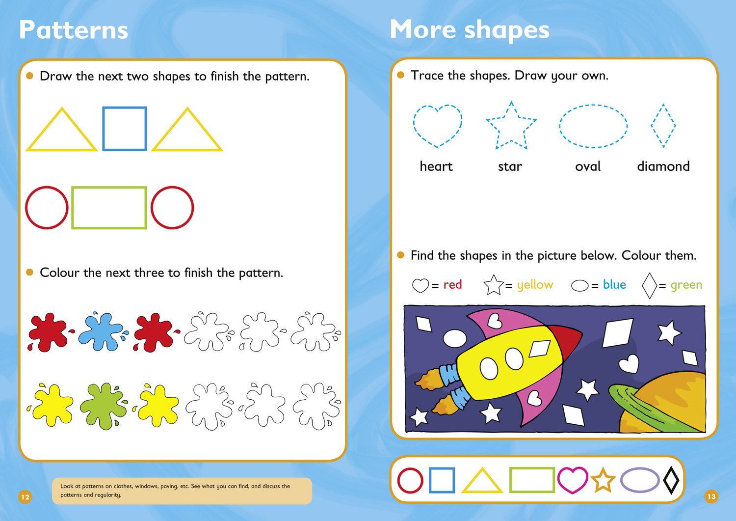 Shapes, Colours and Patterns Ages 3-5: Prepare for Preschool with easy home learning (Collins Easy Learning Preschool) - Image 4