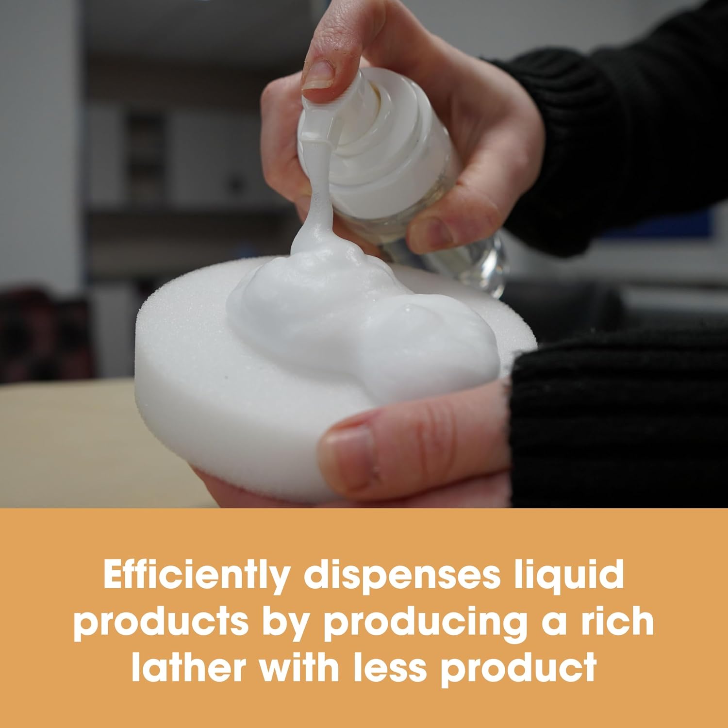 Foaming Bottle 150ml - Pump Dispenser for Cleaners/Soap/Shampoo - Creates Foam for easy Cleaning (1) - Image 4