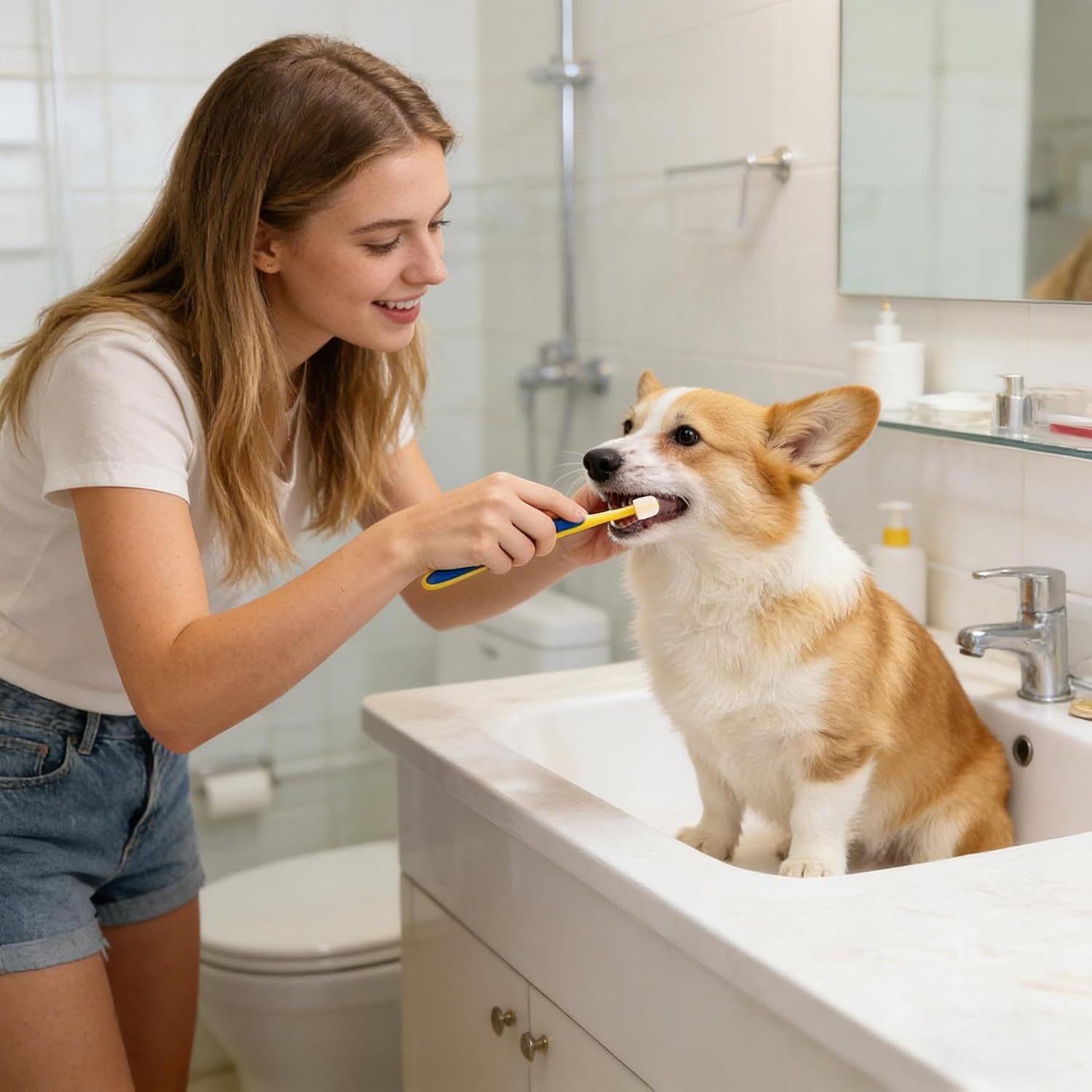 Toothbrush for Cats Soft Bristle Cleaning Tool - Image 2