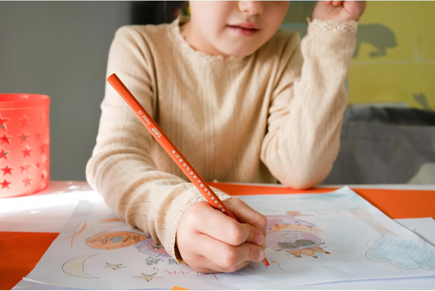 BIC Kids Tropicolors Colouring Pencils, Drawing Colour Pencil Pack of 24 - Image 7