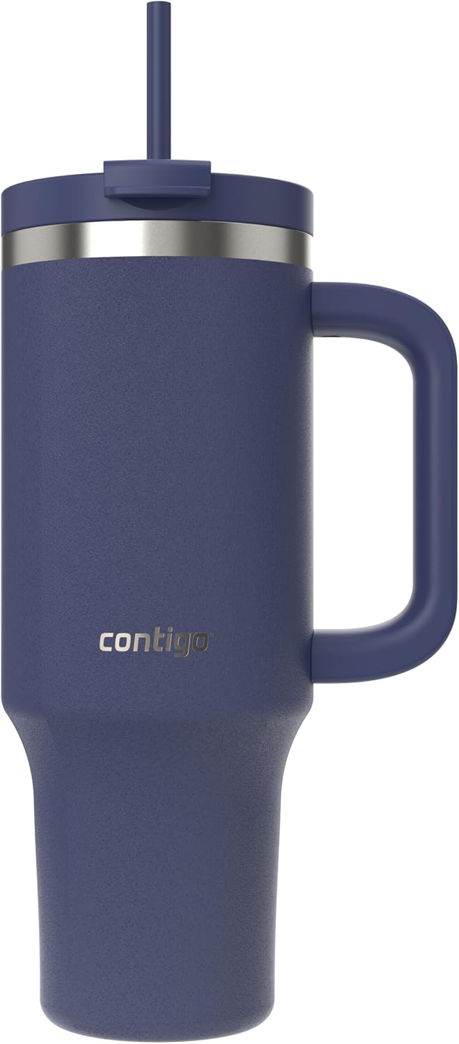 Contigo Streeterville Tumbler with Handle & Straw, 29h Cold, 1200 ml