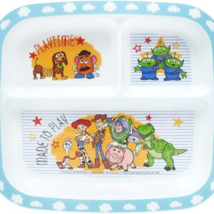 Toy Story 3-Section Children’s Divided Plate – BPA-Free, Durable & Colorful Dining for Children 36+ Months, Perfect for Balanced Meals