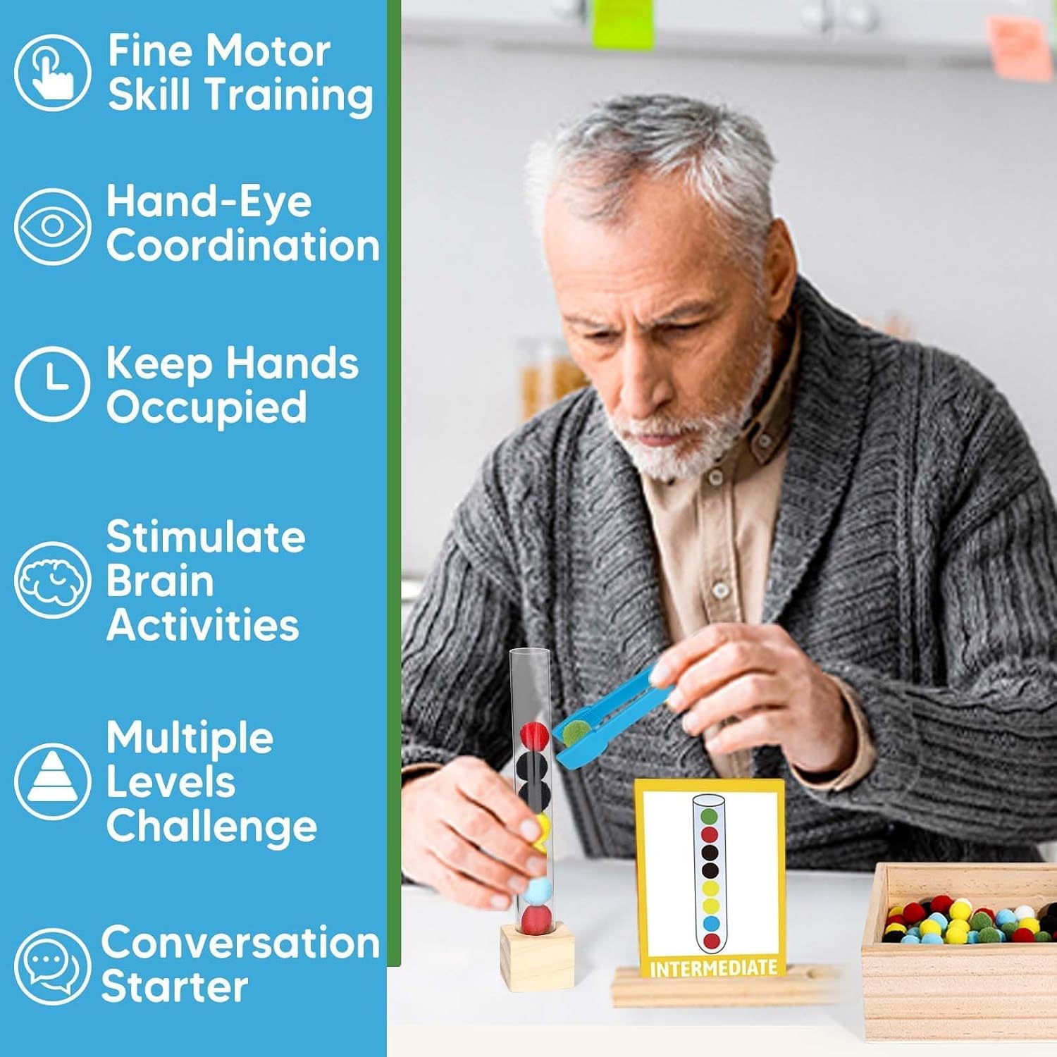 MindMosaic Color Sorting Dementia Activities for Seniors Dementia Patients - Image 7