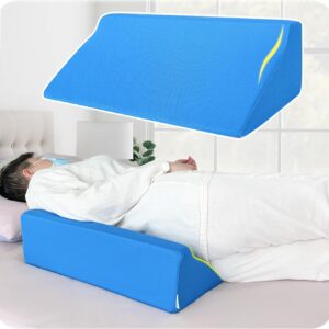 NEPPT Pillow Wedge for Sleeping Foam Incline Pillow Bed Wedge for Adults, Side Sleeper, Pregnancy Belly, Back Body Positioning Support Pillow Wedge Cushion