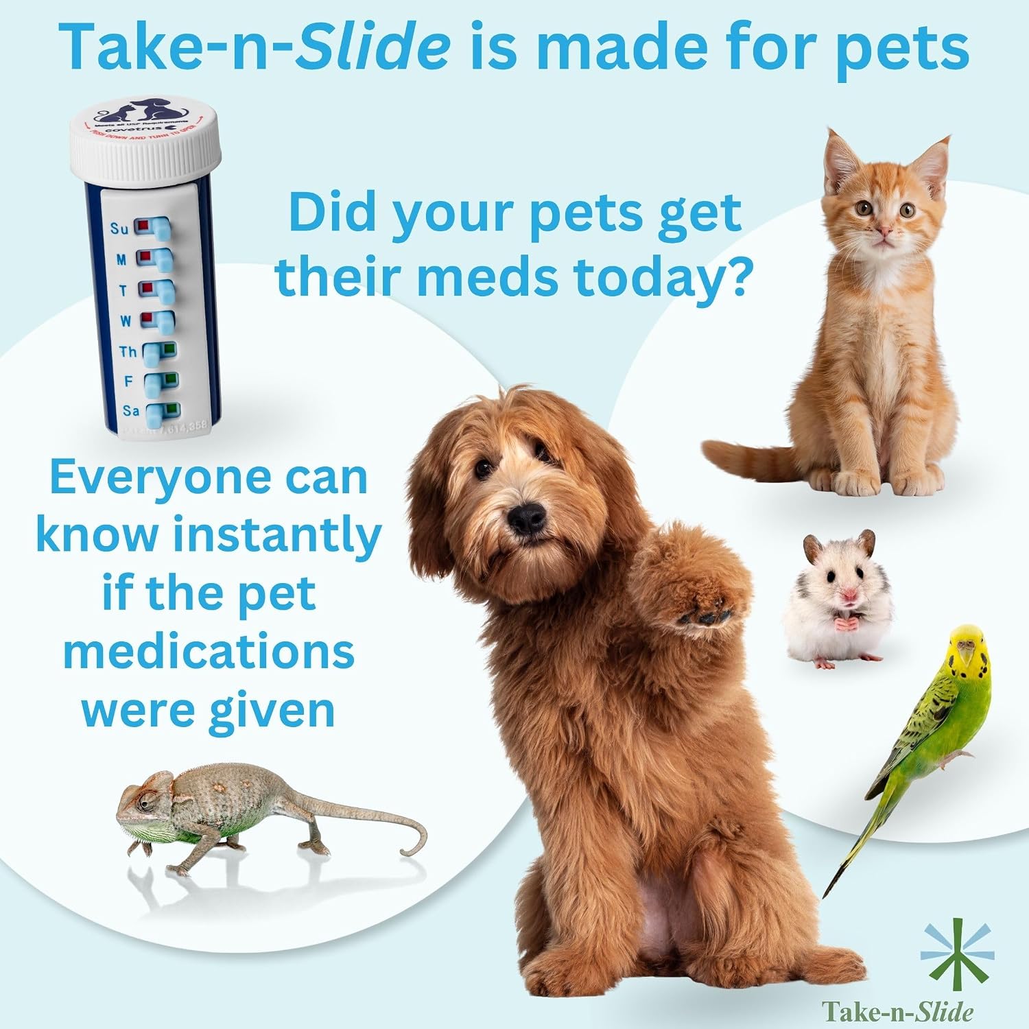 2 Pack Medication Tracker and Reminder, Take-n-Slide Reusable Pill Tracker, Attach to Your Bottle 7 Day Medicine Vitamin Pet Pill Organizer Alternative Medication Aid White - Image 7