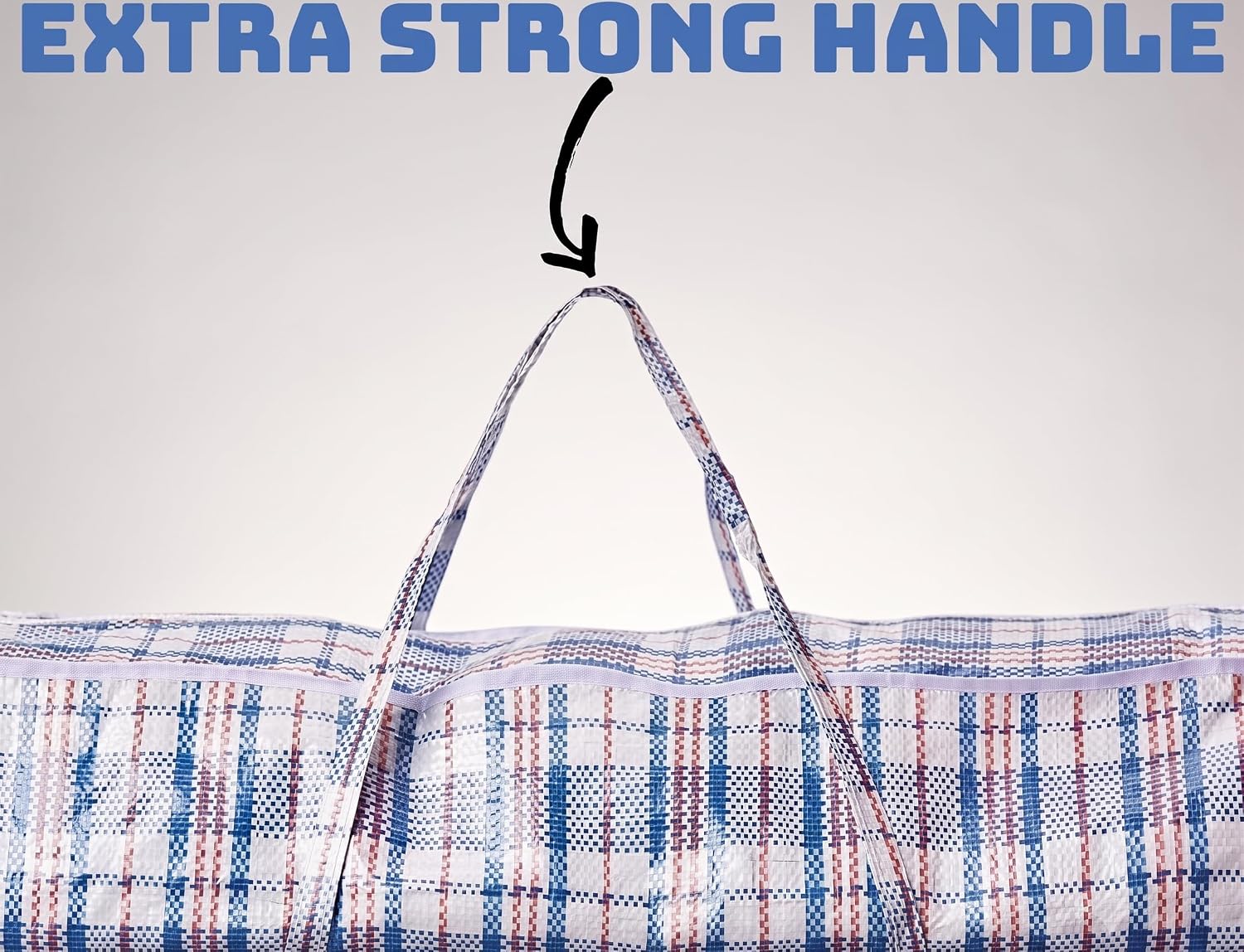 REQUISITE NEEDS 5 PACK Strong Extra large Jumbo Storage Laundry zipped bag Reusable (80 x 60 x 28 CM) - Image 6