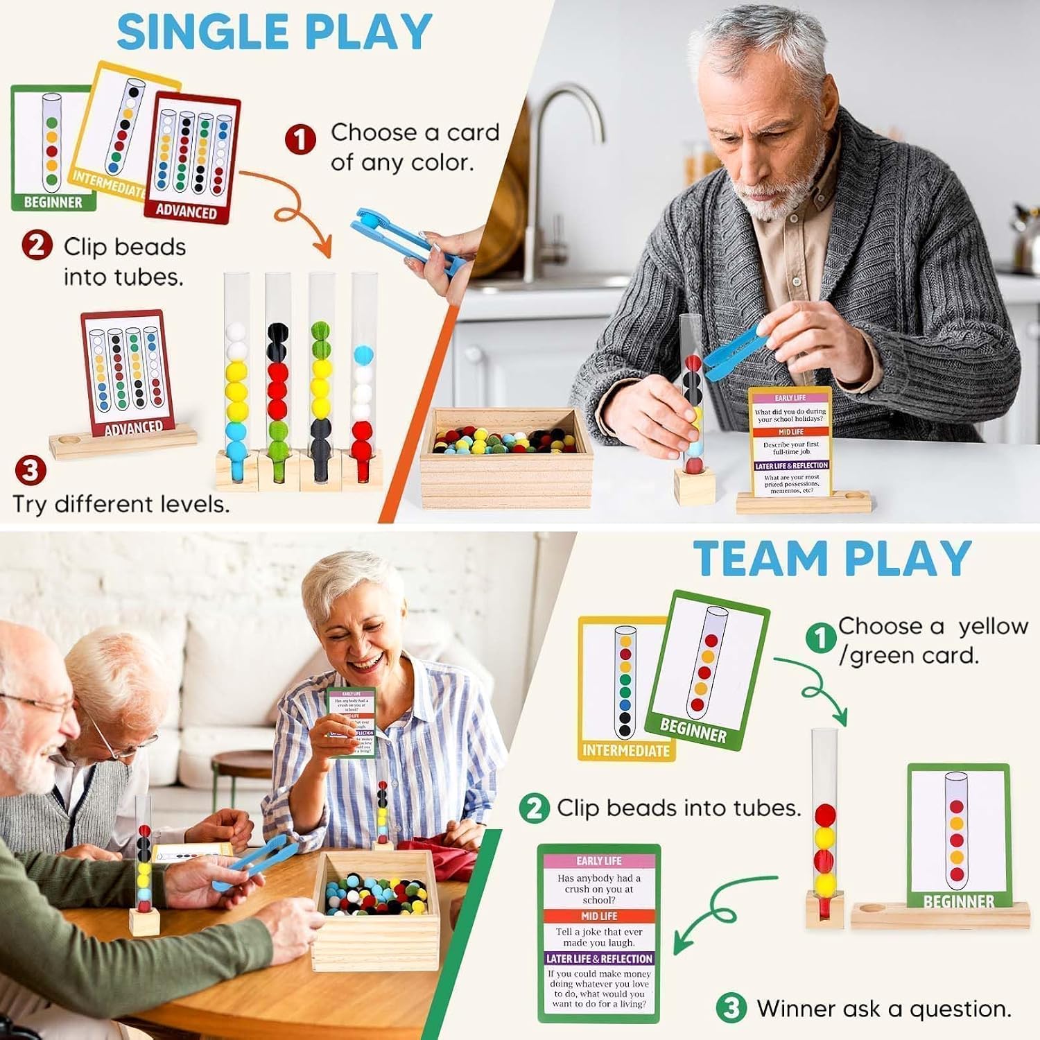 MindMosaic Color Sorting Dementia Activities for Seniors Dementia Patients - Image 3