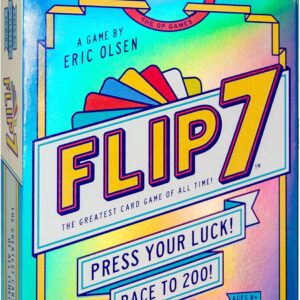 USAopoly | Flip 7 | Party Card Game | Ages 8+ | 3+ Players | 20 Minutes Playing Time, New