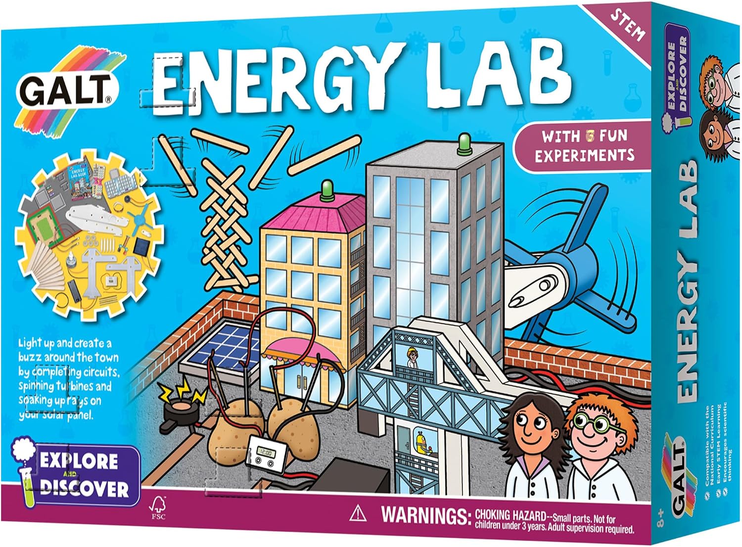 GALT Energy Lab – Kids Science Kit with 7 Fun, Hands-On Physics Experiments - Image 7