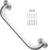 12 Inch Satin Brushed Nickel Shower Grab Bar – 1″ Diameter, iMomwee Stainless Steel Bathroom Grab Bar Handle, Balance Bar for Shower and Wall, Safety Hand Rail Support, Handicap Elderly Assist Handle