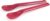 HOMECRAFT Maroon Spoons – Adaptive Feeding Utensils for Oral Hypersensitivity, Tongue Thrust & Poor Lip Closure – Narrow, Shallow Bowl – Large Size, Pack of 10