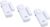 Burg Wachter EA306 Magnetic Door or Window Contcat Alarm – White (Pack of 3)
