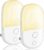 Night Light Plug in Walls & Night Lights with Dusk to Dawn Photocell Sensor, Energy Saving Lights Kids for Children’s Room, Stairs, Hallway, Bedrooms, Garage (2 Pack), White