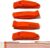 Emergency Whistle with Lanyard, Safety Whistle for Outdoors Camping Survival Trekking Kayak Boating PFD & Signaling (Orange 4 Pack)