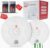 Smoke Alarm for Home, Smoke Detectors with Test Silence Button Certified EN 14604:2005+AC:2008 Advanced 10 Year Optical Sensor, Low Battery Warning for Enhanced Home Safety 2 pack
