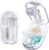 Alyvisun Pill Cutter, Safety Blade Guard & Sliding Storage, Transparent