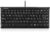Perixx PERIBOARD-407 Compact USB Keyboard, 11 Multimedia Keys, Easy Setup, Piano Black, UK Layout