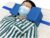 AOSSA Neck Stabilizer Pillow for Sleeping Upright, Head Cradle Pillow, After Surgery Positioning Pillows for Adults Elderly, Bedridden Neck Support Wedge for Bed, Head Positioner, Face Up Pillow