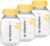 Medela Breast Milk Storage Bottles – BPA-Free – Pack of 3 x 150 ml