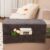 JIAHG Luxurious Chenille Sofa Armrest Organizer with 3 Side Pockets Universal Couch Armchair Caddy Storage Bag Armrest Cover Tidy Table Space Saver for TV Remote Control Magazines Glasses (Deep Grey)
