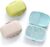 MEACOLIA 3 Pack Travel Pill Organizer, 8 Compartments Pill Box