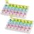 Weekly Pill Organizer – 4-Times-a-Day – Planner for Pills, Vitamins & Medication – Portable Travel Pill Organizer – Medication Reminder Box – 2 Pack