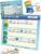 LIKARTO Challenge board for children – daily planner – Montessori magnetic board with 147 magnets and string – fully writable and easy to clean – promotes independence