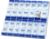7 Day Pill Organizer – 4 Times a Day Push Button Pill Box with Large Compartments, Easy Open for Seniors & Arthritis, Compact, Spill-Proof, Perfect for Home & Travel
